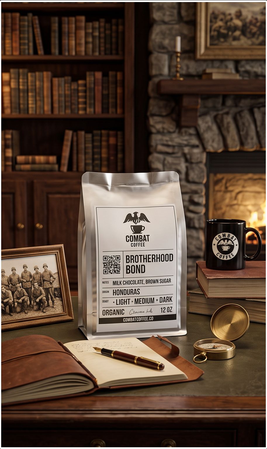 COMBAT COFFEE BROTHERHOOD BOND GROUND 12OZ-ORG